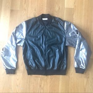 TWO-TONED 80s Style MENS/UNISEX Bomber Jacket